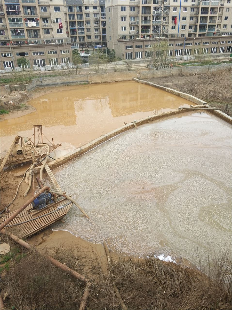平山沉淀池淤泥清理-厂区废水池淤泥清淤